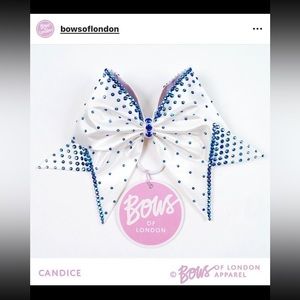 “Candice” Bows of London Cheer Bow
